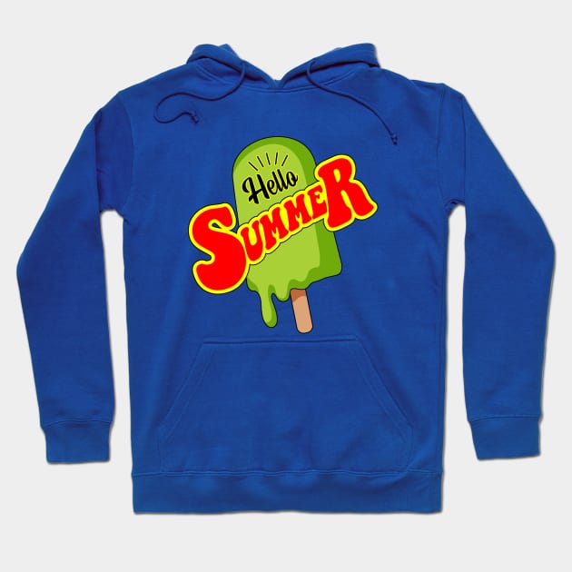 Summer and ice cream Hoodie by My Happy-Design